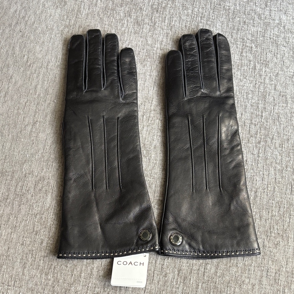 NWT Coach Nearly Vintage Leather Gloves (Made 2007-2010)